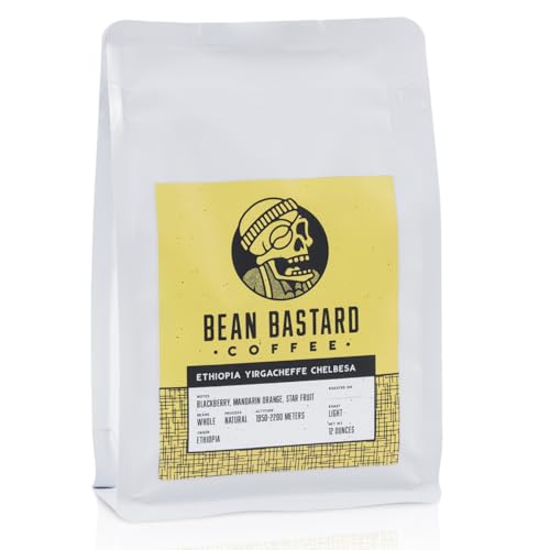 Bean Bastard Ethiopia Chelbesa Café en Grano Tostado Ligero 12oz miniatura 1