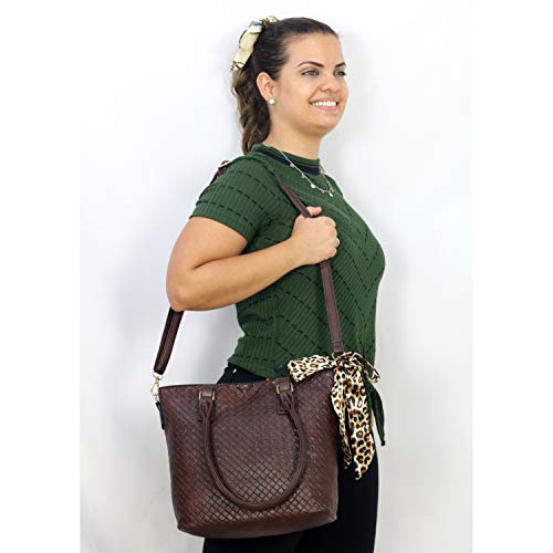 Kit Bolsas Femininas De Ombro e Tiracolo Com Carteira e Brinde