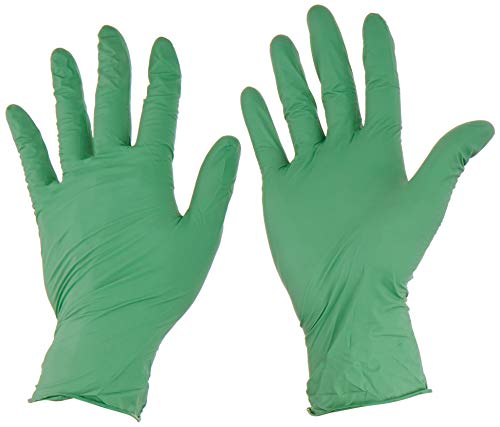 Showa Unisex Adult Medium Disposable Gloves, Green, Medium Pack Of 100 Us #TOP1