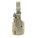 Bianchi Safariland 6355 Tactical Gun Holster, ALS Automatic Lock Quick Release Leg Harness, Earth...