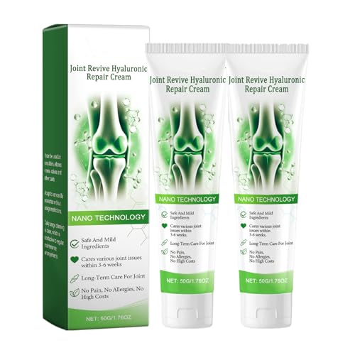 2PCS Arthroheal Hyaluronic Acid Joint Repair Cream,Bone Care Cream,Knee Relief,Soothing Joint Massage Creams,Effectively Relieve Muscle Soreness & Easy Absorb,Back & Shoulder&Arm&Knee