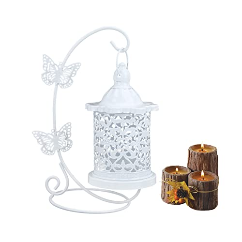 Natudeco Candle Holder, Metal Hanging Birdcage Candle Holder Hanging Birdcage Lantern Hanging Tea Light Suitable For Dining Table Wedding Indoor Outdoor Party #TOP22