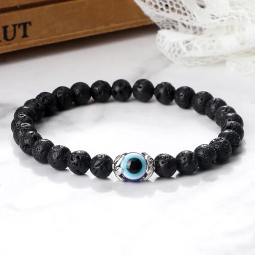 Evil Eye Stone Bracelet for Protection