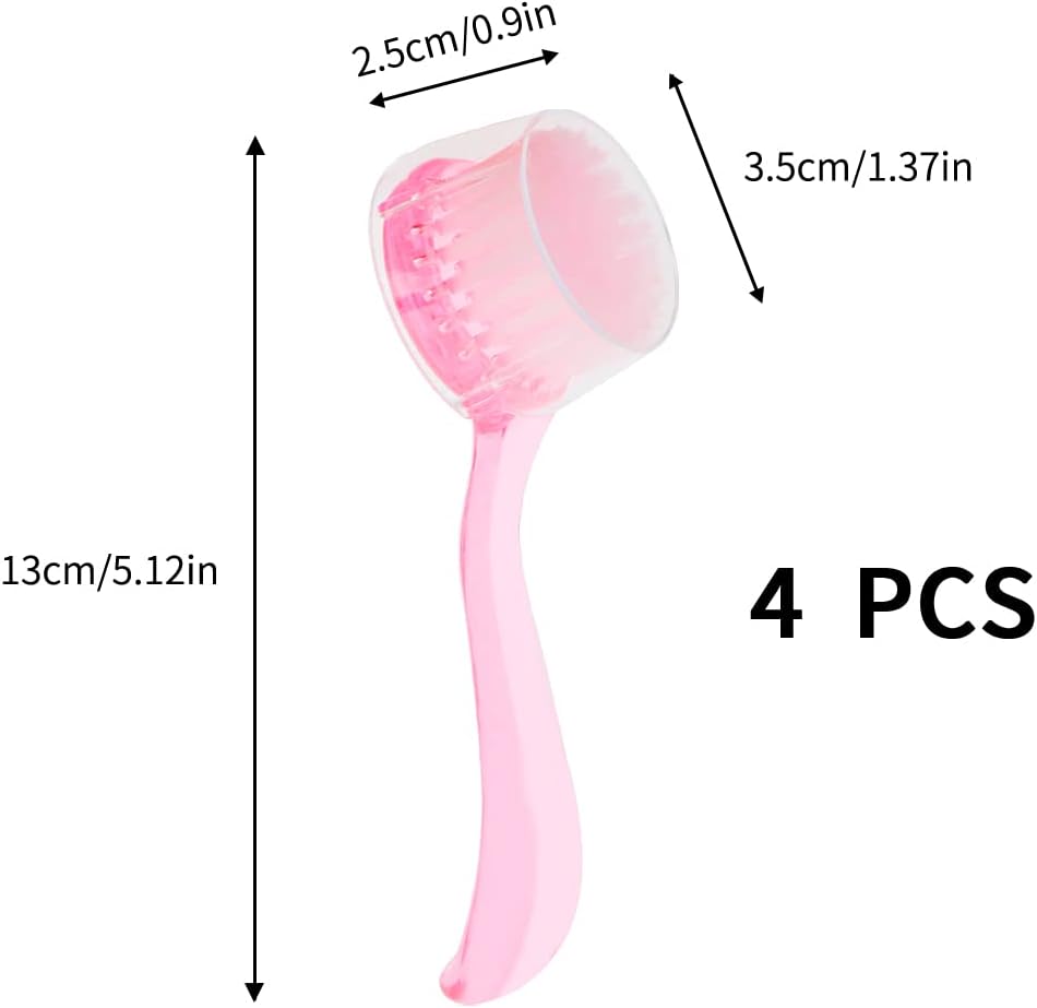 Beomeen Facial Cleansing Brush, Facial Exfoliating Brush Face Wash Scrub Exfoliator Brush for Makeup Skincare Removal, 7 Pack (Multicolored)