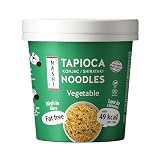 Nashi Tapioca Konjac Shirataki Pot Noodles - Verdure (6 x 150g) | Senza Glutine & Grassi | Solo 52 kcal, Ricco di Fibre | Pronto da Mangiare | Alternativa Sana per Dieta Keto e Low Calorie