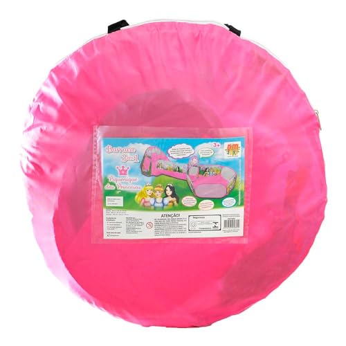Barraca Infantil 3 em 1 Princesas, DM Toys