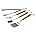 4-Piece Ash Wood Grill Tool Set
