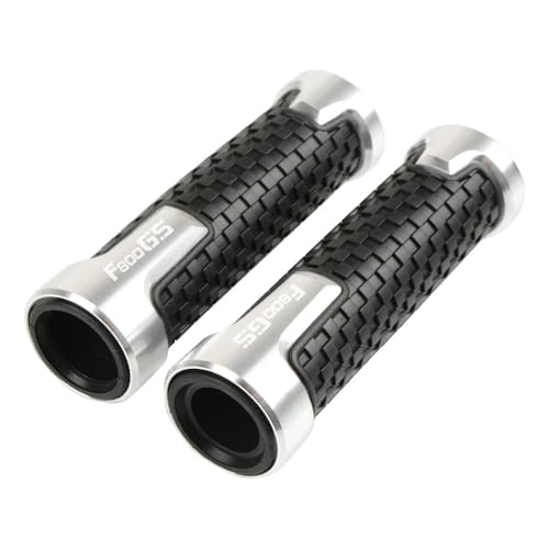 Manillar de motocicleta BMW F800GS con empuñaduras antideslizantes plateadas 2