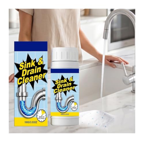 Destapacaños líquido de 100 ml, diseñado específicamente para eliminar la suciedad en desagües de cocina y baño (2 unidades) miniatura 3