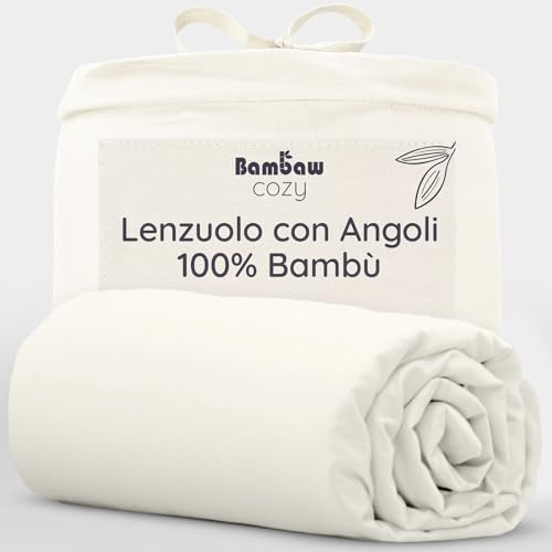 Freschezza Naturale: Il bambù è naturalmente 2,7 volte più fresco del cotone. Questo lenzuolo rinfrescante assicura freschezza e notti asciutte. Ideali per chi soffre il caldo, le lenzuola rinfrescanti prevengono la sudorazione notturna per un sonno senza risvegli.
