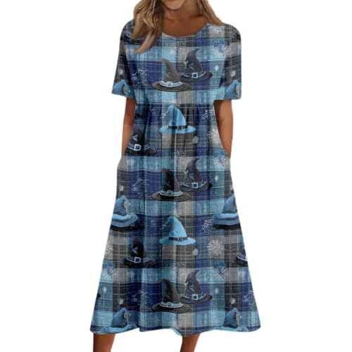 Robe citrouille confortable style décontracté pour fête Halloween
