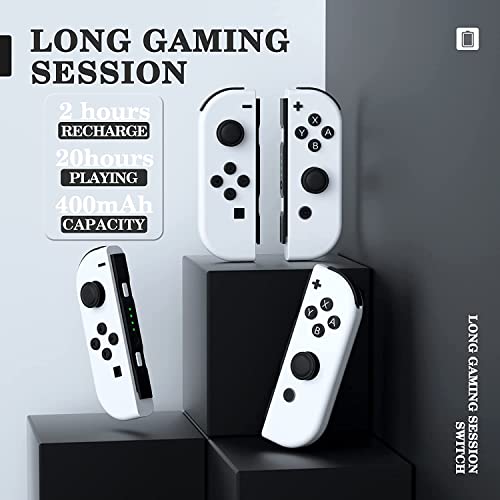 Joy Con Controller Compatível para Switch/Lite/OLED, Substituição Sem Fio para Switch Joycon, Contro