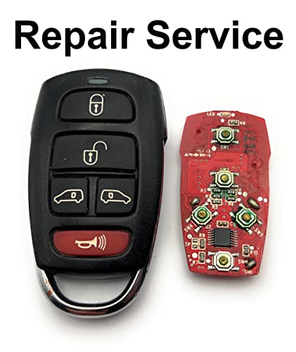 Réparation clé Kia Sedona 5 boutons avec micro interrupteur CR2032 - 2