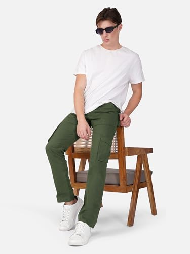 Image of Urban Legends Cargos for Men || Men's Cotton Regular Fit Cargo Joggers with 6 Pockets || Casual Pants || (UL-1R20SP)