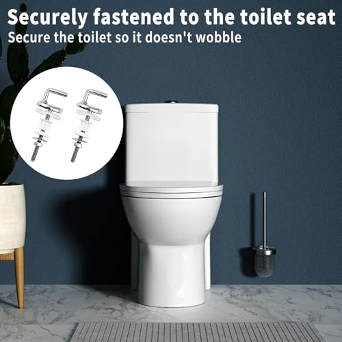 Edelstahl WC-Sitz Scharniere 2 Stück WC Sitz Befestigung Toilettendeckel Edelstahl Scharnier Toilettendeckel Scharnier Universal Toilettenscharniere für Toilettensitz Toilettensitz Reparaturteile