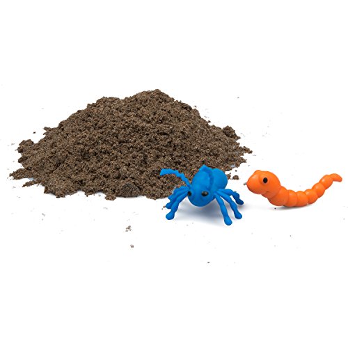 Bugs in a Jar - Unique Play Dirt For Burying and Digging Fun. Includes Dirt, Plastic Bugs, and Travel Jar