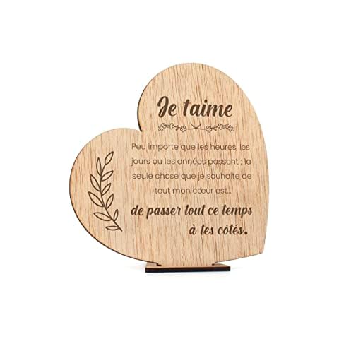 CONTRAXT Carte Cadeau Saint Valentin en bois Cover