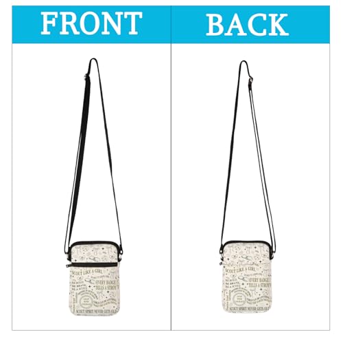 MEIKIUP Scout Troop Cookie Crossbody Bag Scout Cookie Gift Mom Dealer Gift3