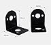 Black 25mm DC Gear Motors Mounting Bracket, Iron Anti-Rust Gearbox L-Shape Fixed Seat, Gear Reduction Motor Holder
