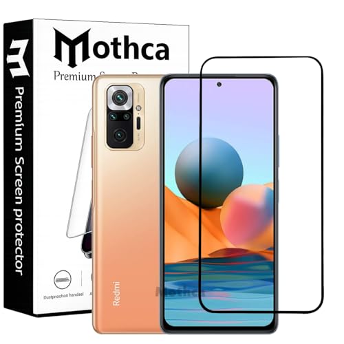 Image of Mothca Tempered Glass Compatible for Redmi Note 10 Pro /Note 10 Pro Max /Poco F3 / Redmi K40 / K40 Pro / K40 Pro Plus with Edge to Edge Coverage - Case Friendly, Free Installation Kit