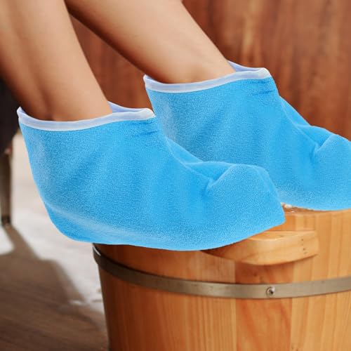 Cubiertas de cera para pies reutilizables para spa miniatura 6