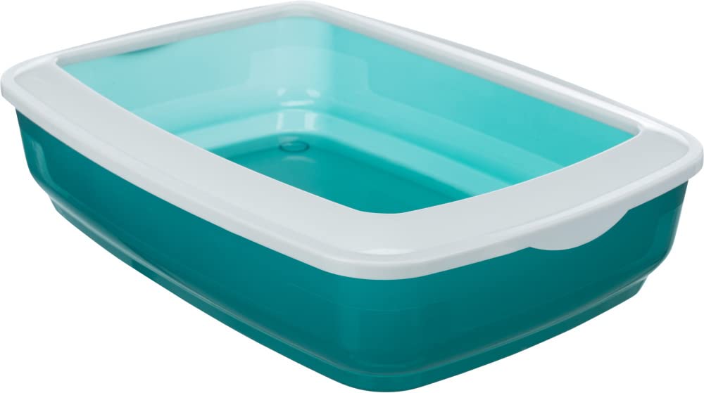Trixie: - Brisko Cat Litter Tray with Rim | Lightweight and Easy to use | Perfect Starter for Toilet Training Kittens | Keeps The Surrounding Area Clean and Tidy | Assorted Colours - 20 x 15 x 4 inch (B09MG2MPTY) Amazon Price History, Amazon Price Tracker