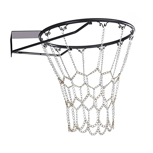 Willwa Basketball Net Classic Sport Steel Chain Basketball Net Outdoor Galvanized Steel Chain Durable Basketball Target Net #TOP1