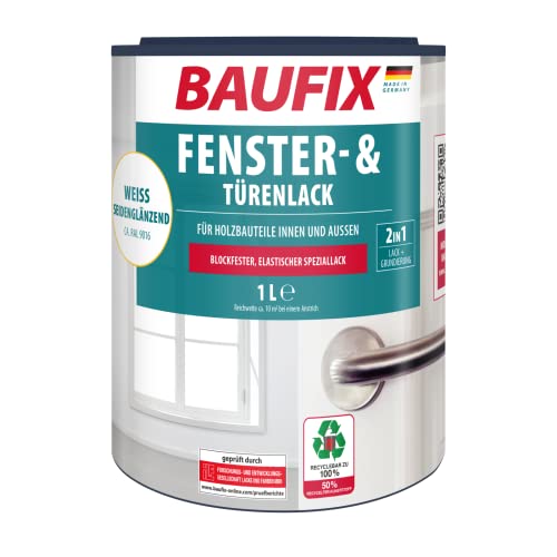 BAUFIX 0800820601 Peinture Acrylique Blanc Cover