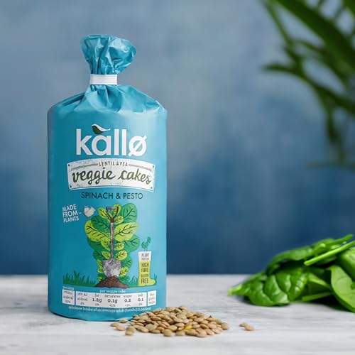 Kallo Spinach & Pesto Veggie Cakes