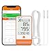 Price comparison product image Elitech Data Logger Temperature Humidity Bluetooth Hygrometer Thermometer with Shadow Data 100000 Points Data Storage Export MAX MIN AVR MKT GSP-6 Pro