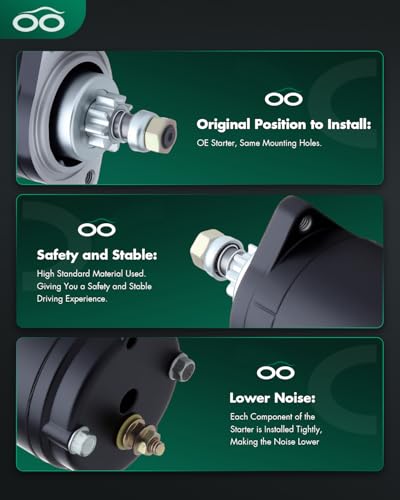 Image of SCITOO Starters New Compatible for Kawasaki(PWC) JS400 1976 400cc 1977-1992 440cc JS550 1982-1989 550cc JS550 550 SX 1990-1995 550cc 18305 SND0031