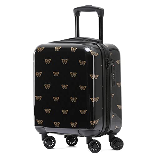 Flight Knight Hard Case Printed Luggage Suitable for easyJet, British Airways, Ryanair 55 x 35 x 20 cm Travel Cabin Bag Suitcase New York London World Aztec