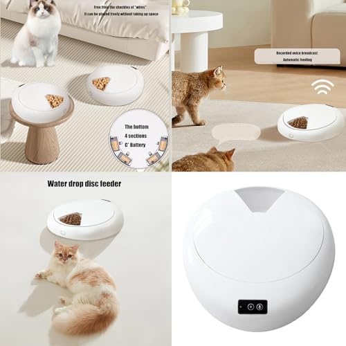 Distributeur de nourriture réfrigérée chien chat avec mangeoires programmables