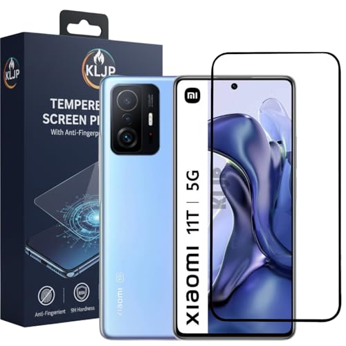 Image of Military-Grade Gorilla Tempered Glass For Xiaomi 11T Pro, Xiaomi 11T, Xiaomi 11i and Xiaomi 11i Hypercharge With Installation Kit | Edge to Edge Coverage | Black