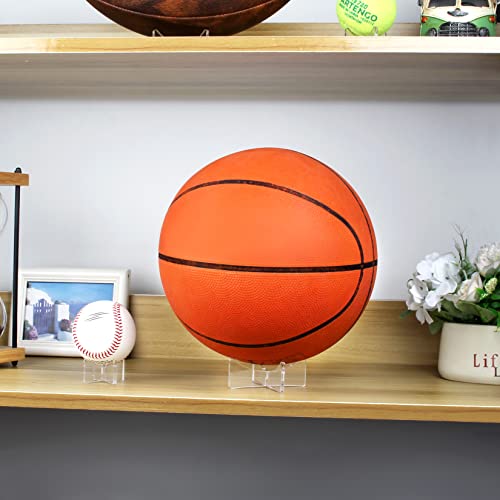 Image of Acrylic Display Rack for Baseball,Softball,Basketball,Football,Volleyball (1.97x1.1 inch and 3.54x1.3 inch)