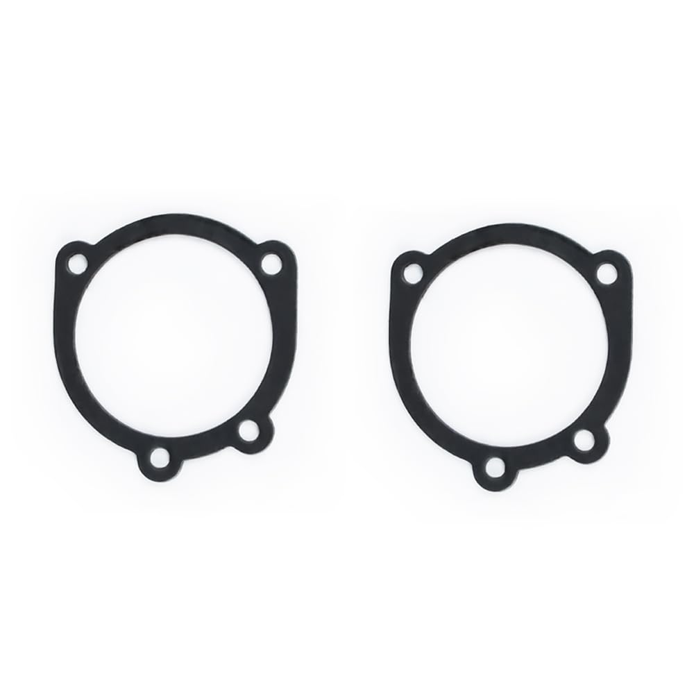 Photo 1 of 2 PCS Motorcycle Intake Air Cleaner Filter Gasket for Harley XL Sportster 883 Softail Dyna Touring Big Twin Cam FLT FLST FXDLS M8 (Fitment 1)