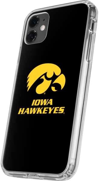 Skinit Clear Phone Case Compatible with iPhone 11 - Officially Licensed University of Iowa Hawkeyes Design