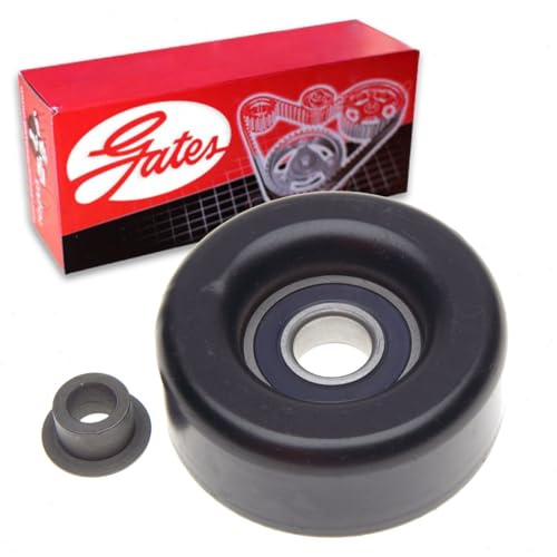 Gates DriveAlign Drive Belt Idler Pulley compatible with Jeep Grand Cherokee 4.0L L6 1997-2004