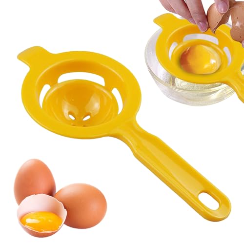 Separadores de huevos para yema – Herramienta de separación de yema de huevo | Filtro divisor de grado alimenticio, utensilio de cocina para hornear y cocinar en casa