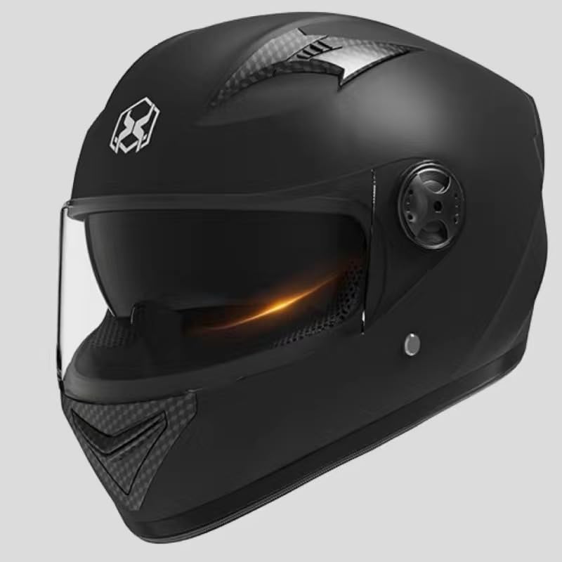 Amazon | バイクヘルメット フルフェイスヘルメット ダブルシールド UV 