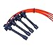 Spark Plug Wires Sets Igniton Cable Leads High Performance Silicone for Toyota 4A-FE 7A-FE Celica Corolla Geo Prizm 1.6L 1.8L 1993-1997