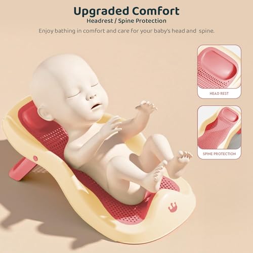 Image of StarAndDaisy Baby Bath Tub Seat for Infant & Toddler - Non-Slip Bathing Chair with Safety Backrest, Strong Suction & Comfortable Design for Baby Bath Time - Green