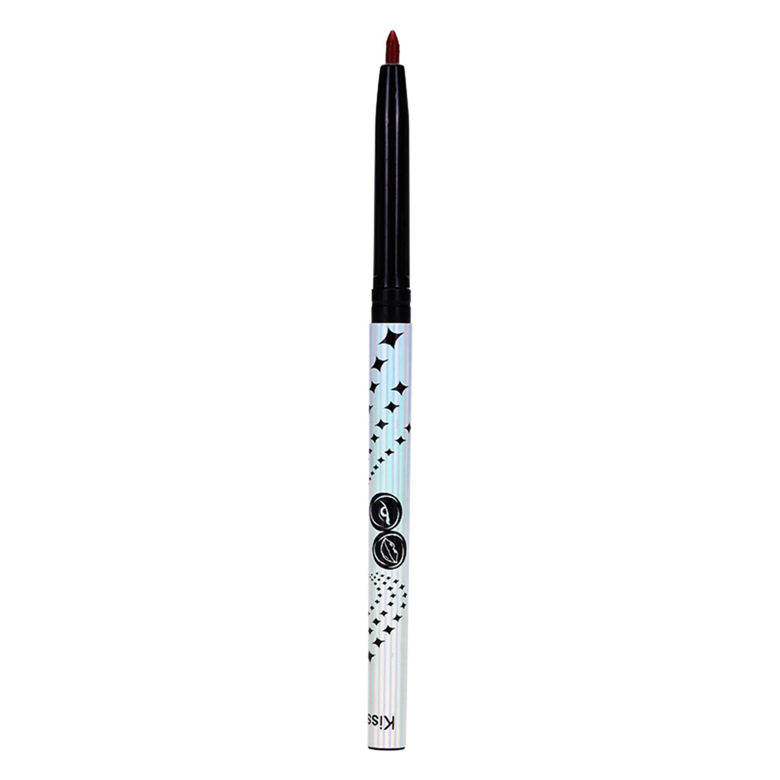 Matte Eyeliner Pencil Highly Pigmented Professional Long Lasting Smudgeproof Colored Gel Eye Lip Liner Pen All-in-One Makeup