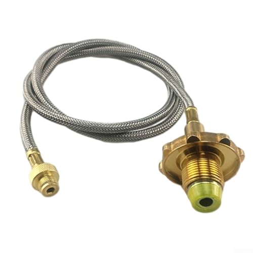 Estesa portata e compatibilità: questo tubo di prolunga è specificamente utilizzato per il collegamento a fonti di gas liquefatto e può anche essere utilizzato per estendere e collegare gas di montagna e stufe. La sua lunghezza di 1 m fornisce una portata estesa per una maggiore comodità.