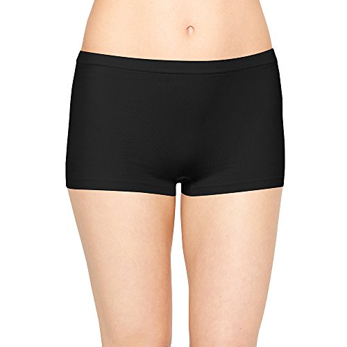 Hanes Women's 3 Pack Get Cozy Seamless Boyshort Panty, Assorted, L/XL
