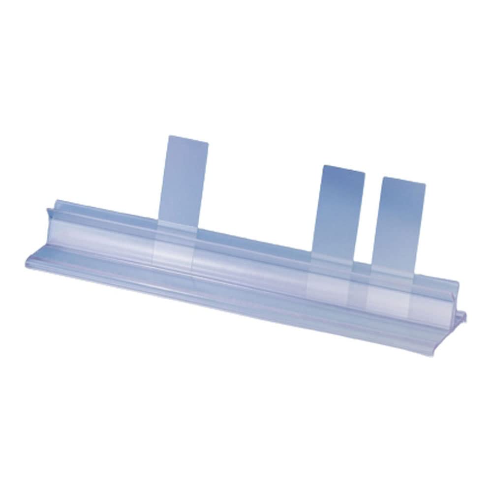 Bel-Art F44542-0000 Scienceware Polystyrene Microscope Slide Holder Strip, 10-Place, 3 cm Height, 5 cm Width, 25 cm Length (Pack of 12)