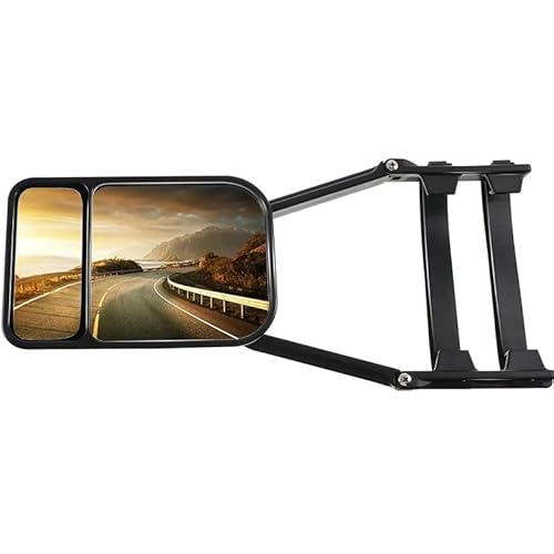 Rétroviseurs Remorquage Double Miroir Universel De Remorquage De Remorque, Extension De Rétroviseur À Clipser, Miroir De Remorquage pour Remorque rétroviseur Caravane