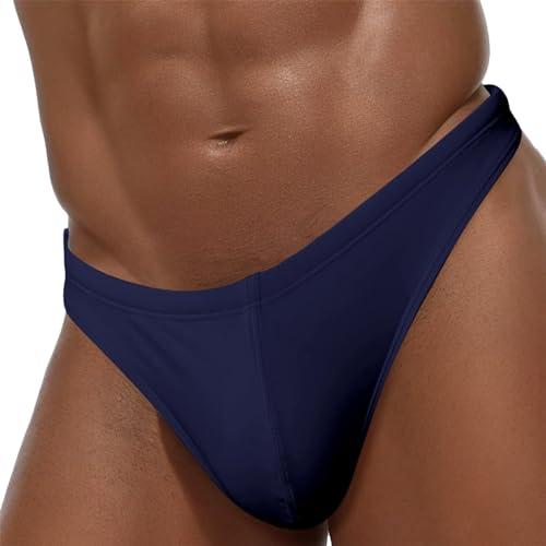 FEOYA Low Waist Swimsuit Briefs for Men Bikini Boxers Stretchy Solid Sexy Quick Dry Bathing Suits Surfing for Men