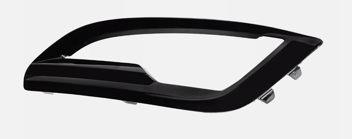DAT AUTO PARTS Front Right Passenger Side Fog Light Bezel Cover Trim Molding Bumper Insert Replacement For 2018-2022 Ford EcoSport Primed Black Smooth Plastic FO1039179 GN1Z15266BC