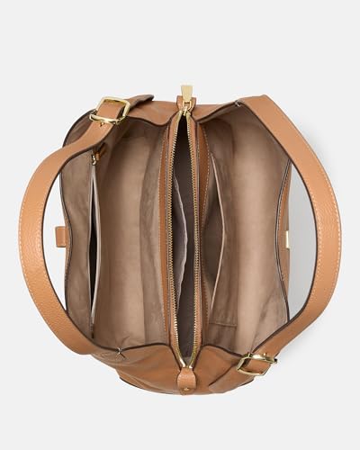 Image of kate spade new york Women's Deco Pebbled Leather Large Shoulder Bag